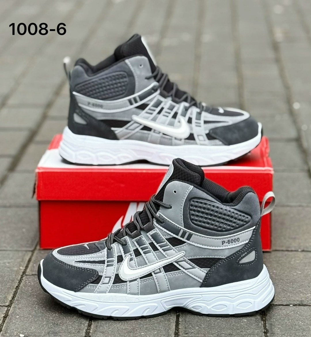 зимние кроссовки nike p-6000 high,кроссовки зимние nike,кроссовки мужские зимние nike,кроссовки зимние nike p-6000 high серые,nike p-6000 high grey black зимние