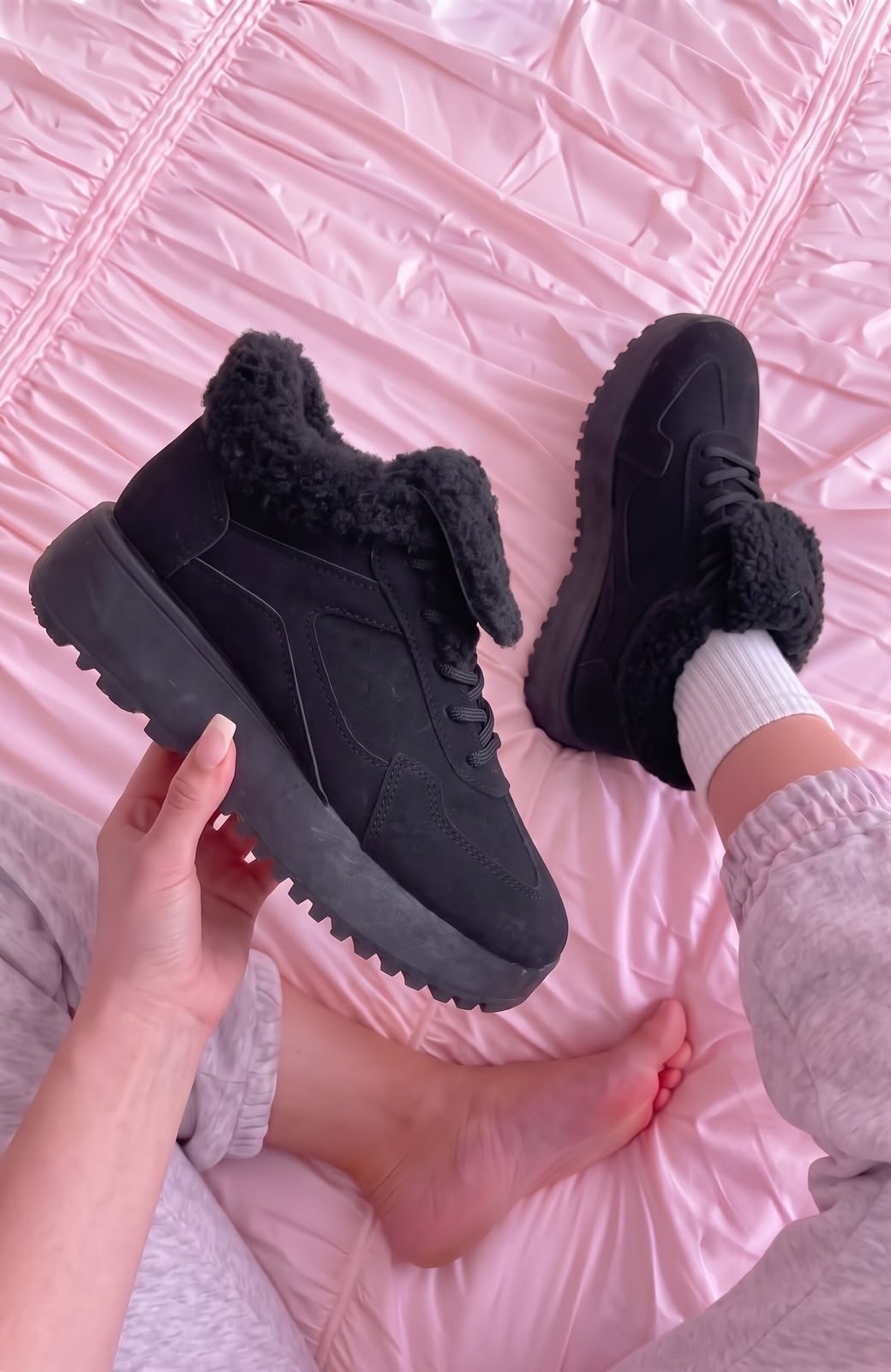 ,кроссовки замшевые зимние с мехом кабlook 262033275,женские зимние кроссовки,зимние кроссовки, женская