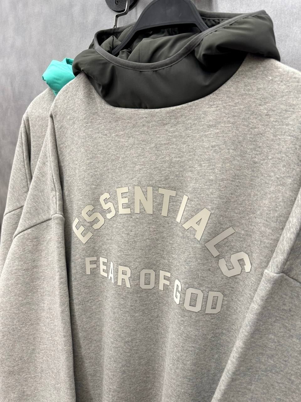 fear of god essentials,свитшот мужской повседневный fear of god essentials цвет: серый размер: m,jacob sartorius sweatshirt,серый свитшот,свитшот толстовки