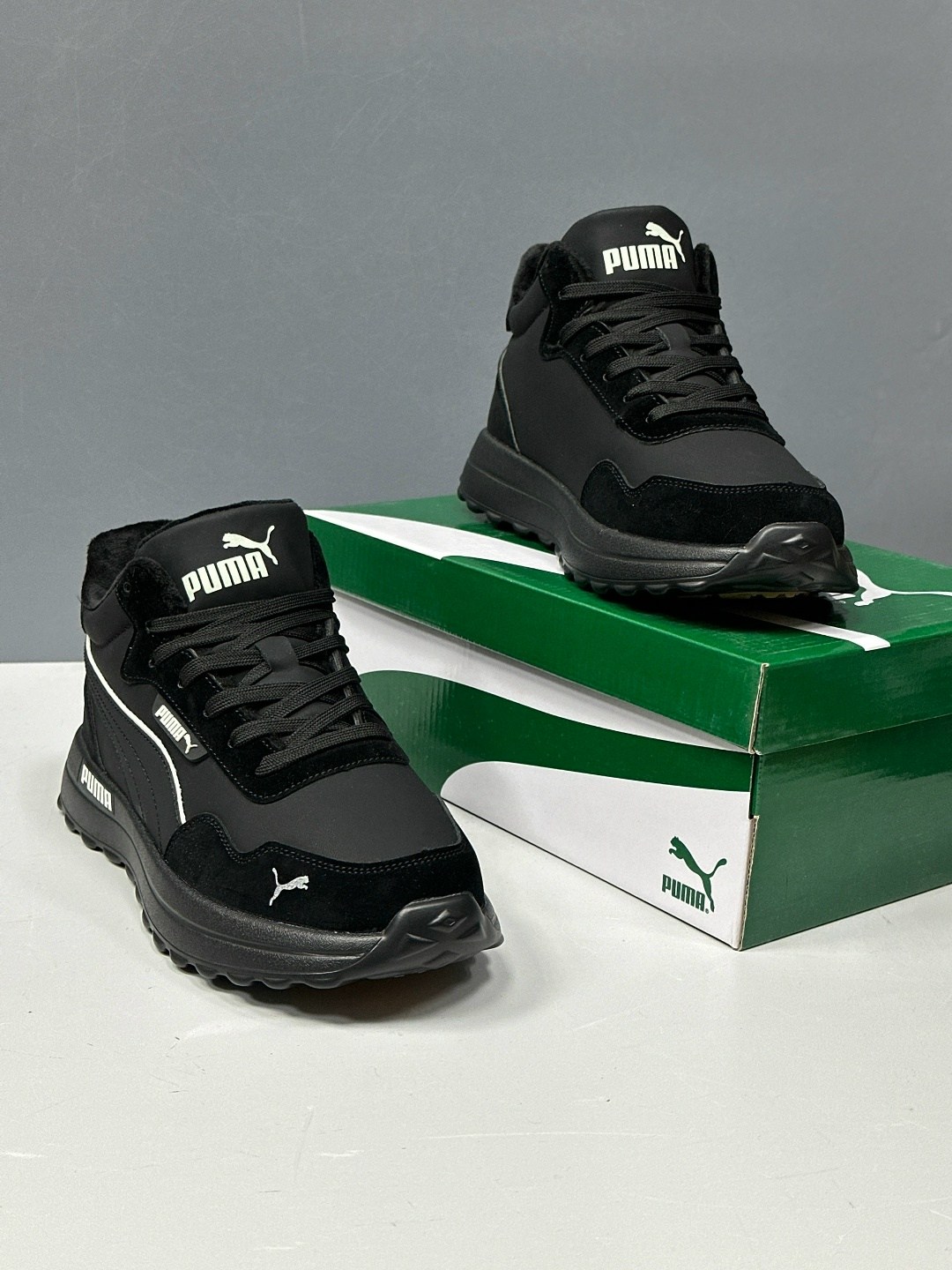 зимние кроссовки мужские "puma",мужские зимние кроссовки с мехом puma,мужские кроссовки puma,мужские зимние кроссовки,кроссовки puma зимние
