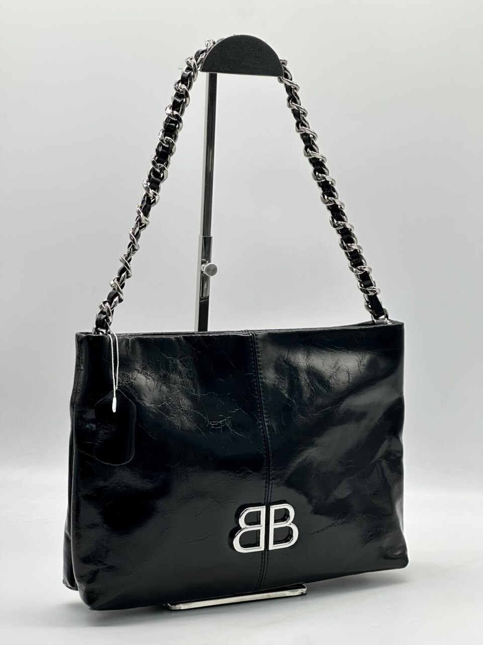 сумка женская balenciaga,сумка balenciaga,баленсиага сумка,сумка,кожаная сумка через плечо monaco среднего размера balenciaga черный