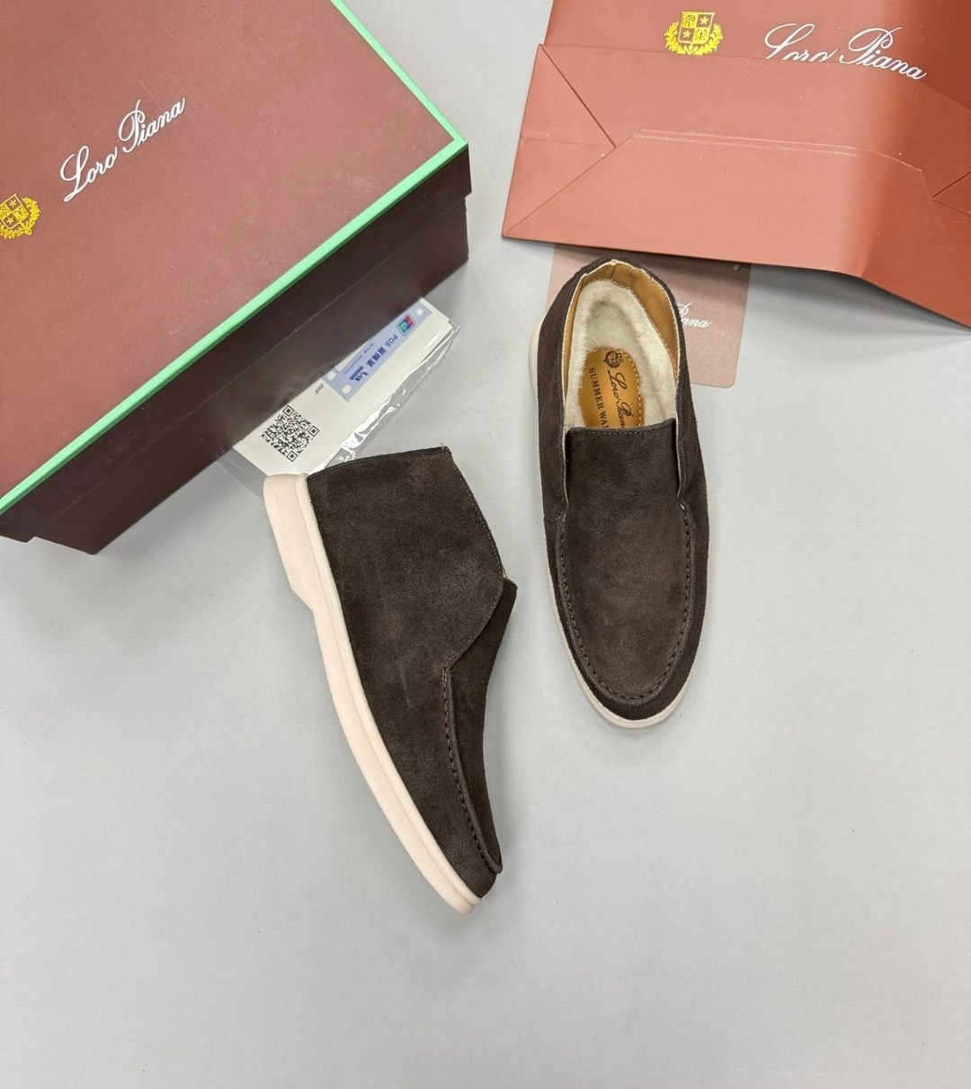 лоферы мужские замшевые лоро пиано a100005 black premium,лоферы мужские loro piana,лоферы замшевые loro piana,,лоферы loro piana