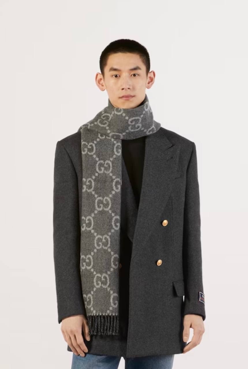 шарф gucci,шарф гуччи,шерстяной шарф gucci,шарф гуччи мужской двусторонний,шарф gucci женский