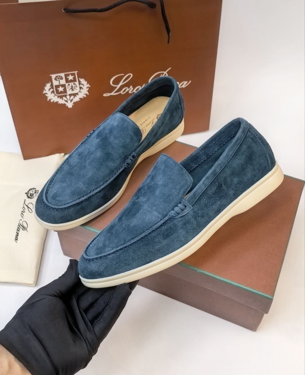 лоферы loro piana summer walk замшевые,лоферы из натуральной замши loro piana,лоферы loro piana мужские,мокасины loro piana summer walk замшевые синий,лоферы loro piana