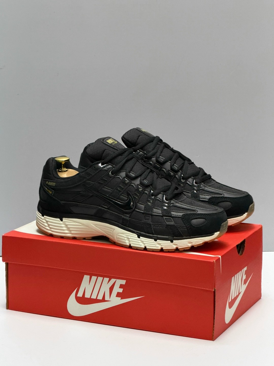 кроссовки,кроссовки nike p-6000 черные,кроссовки p-6000 black white черный,nike p-6000,черные кроссовки