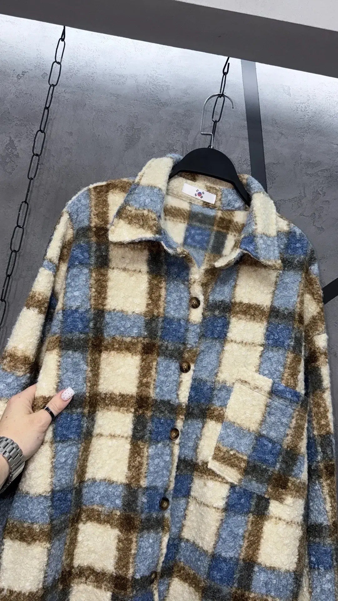 куртка-рубашка stradivarius размер m(44-46),рубашка куртка женская клетка за ра оверсайз,пальто в клетку,клетчатая куртка,куртка в клетку