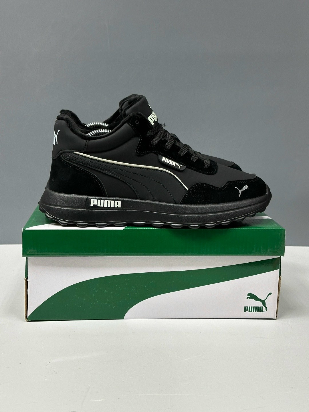зимние кроссовки мужские "puma",мужские зимние кроссовки с мехом puma,мужские кроссовки puma,мужские зимние кроссовки,кроссовки puma зимние