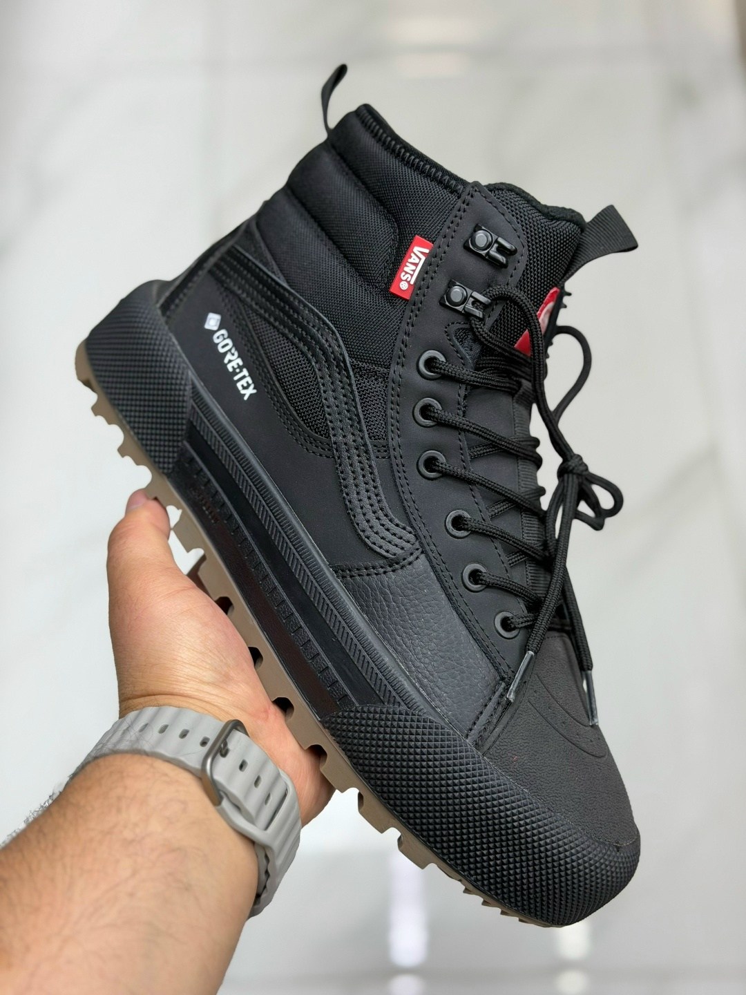 ,кроссовки мужские vans,кроссовки зимнее,кроссовки sk8-hi gore tex mte 3 vans коричневый,ботинки vans