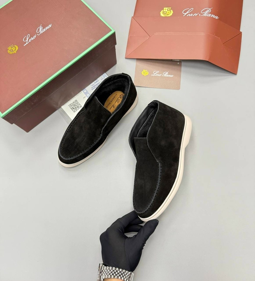 лоферы мужские замшевые лоро пиано a100005 black premium,лоферы мужские loro piana,лоферы замшевые loro piana,,лоферы loro piana