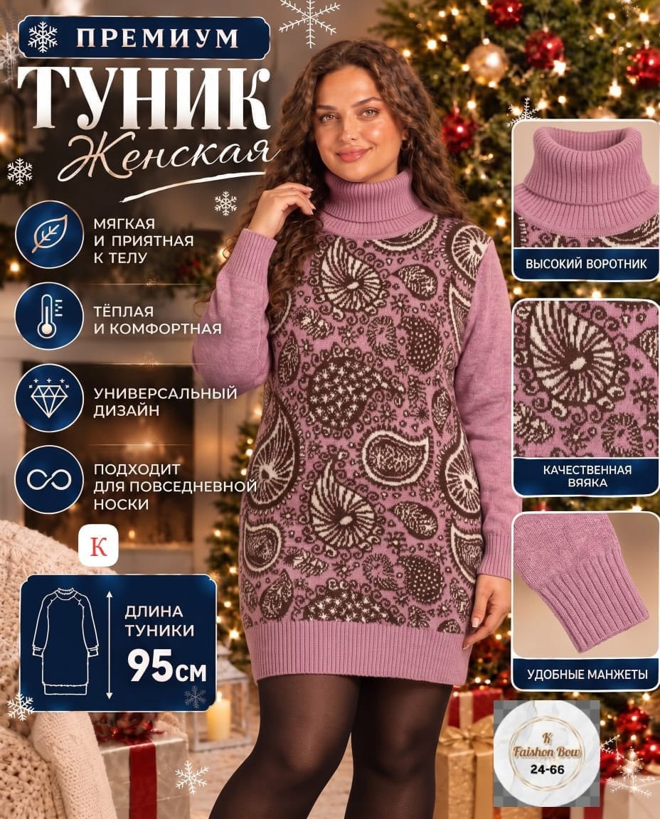 вязаные туники,туника нарядная,теплая туника,туника женская,туника женская теплая