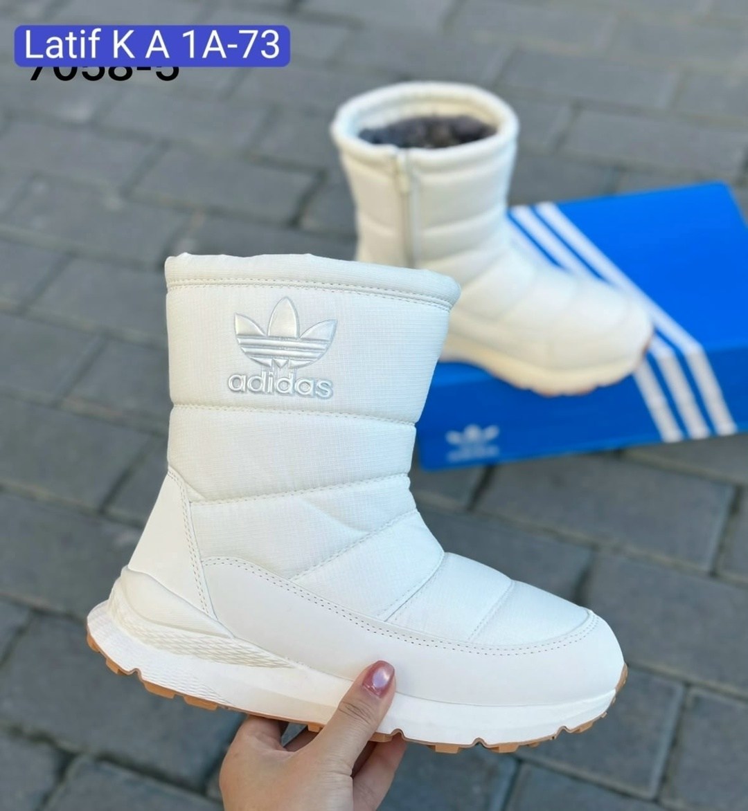 дутики высокие сапоги на меху женские adidas,зимние дутики adidas женские 39 белые,дутики adidas,дутики женские,дутики адидас женские зимние