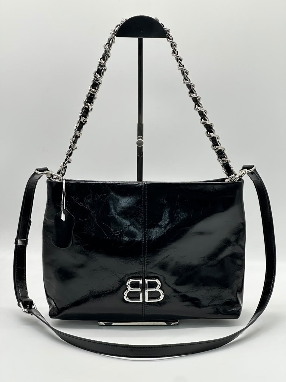 сумка женская balenciaga,сумка balenciaga,баленсиага сумка,сумка,кожаная сумка через плечо monaco среднего размера balenciaga черный