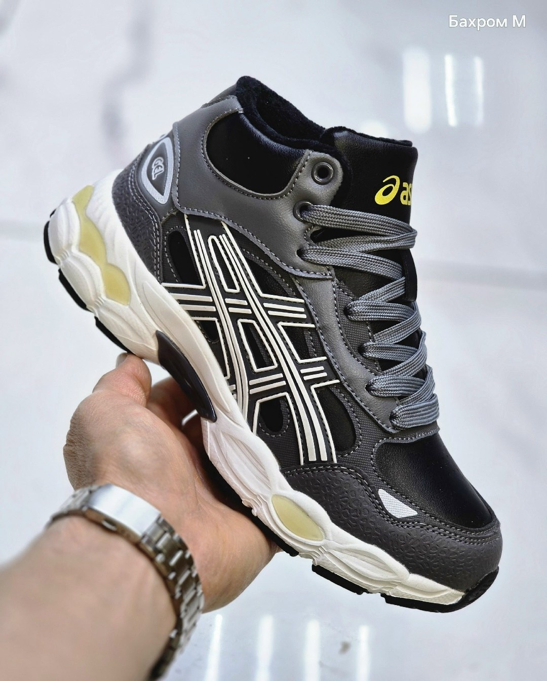 кроссовки зимние gel-kahana 8 спортивные высокие asics,кроссовки asics gel-nyc,кроссовки asics gel,кроссовки asics зимние,кроссовки asics gel-kahana 8 зимние с мехом