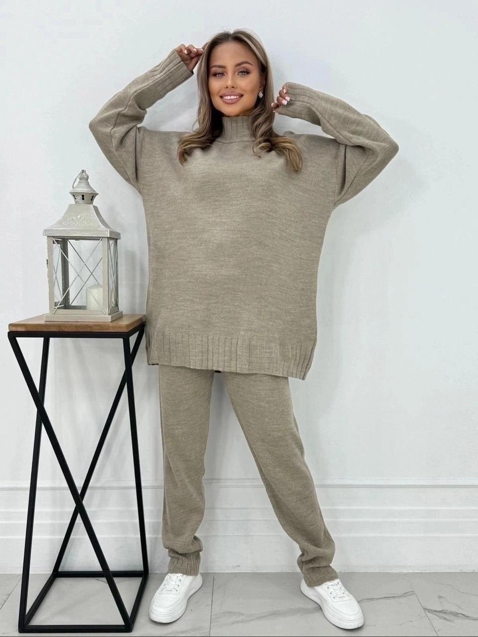 костюм трикотажный oversize kotam,трикотажные костюмы,костюм трикотажный oversize,женские костюмы,женский костюм красный