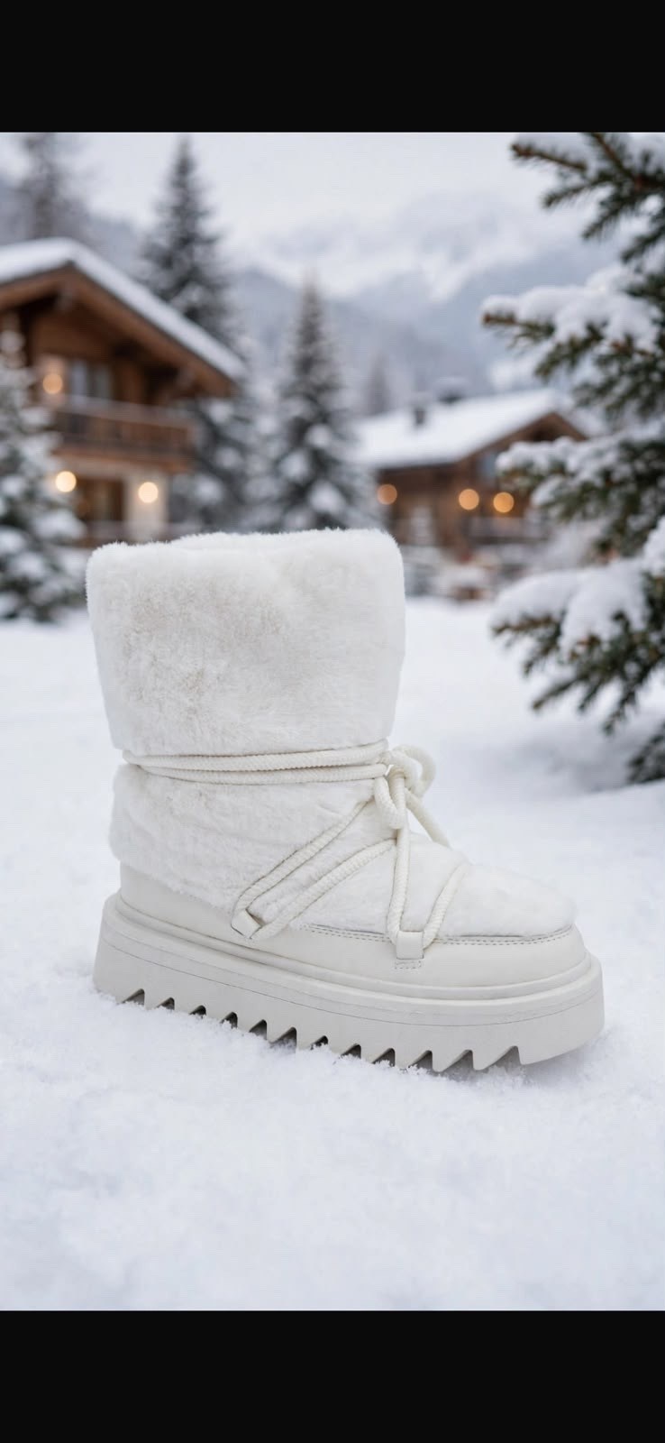 зимние ботинки,ботинки,new look fluffy snow boots in cream,зимняя  женская,женская