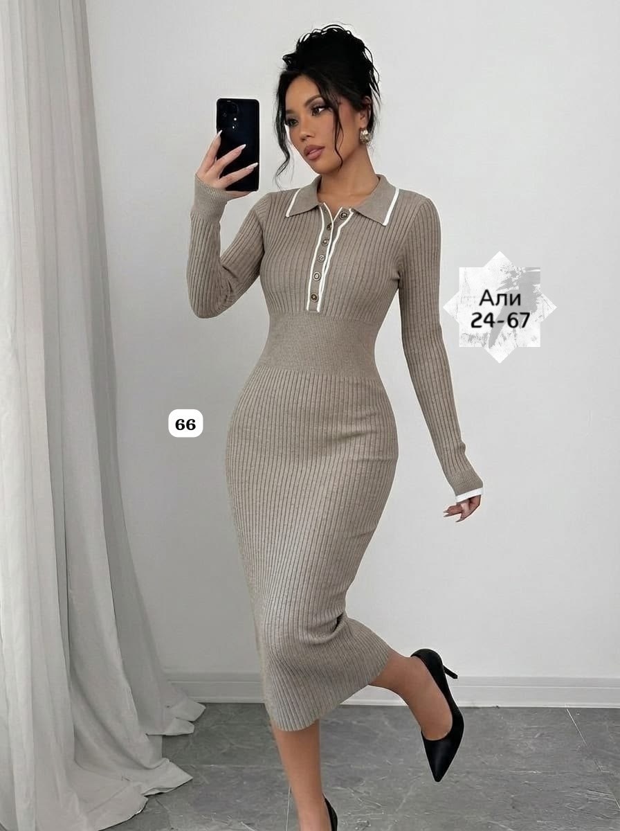 платье трикотажное лапша с воротником sila_style,трикотажное платье лапша,платье лапша,женская платья лапша,платье теплое лапша