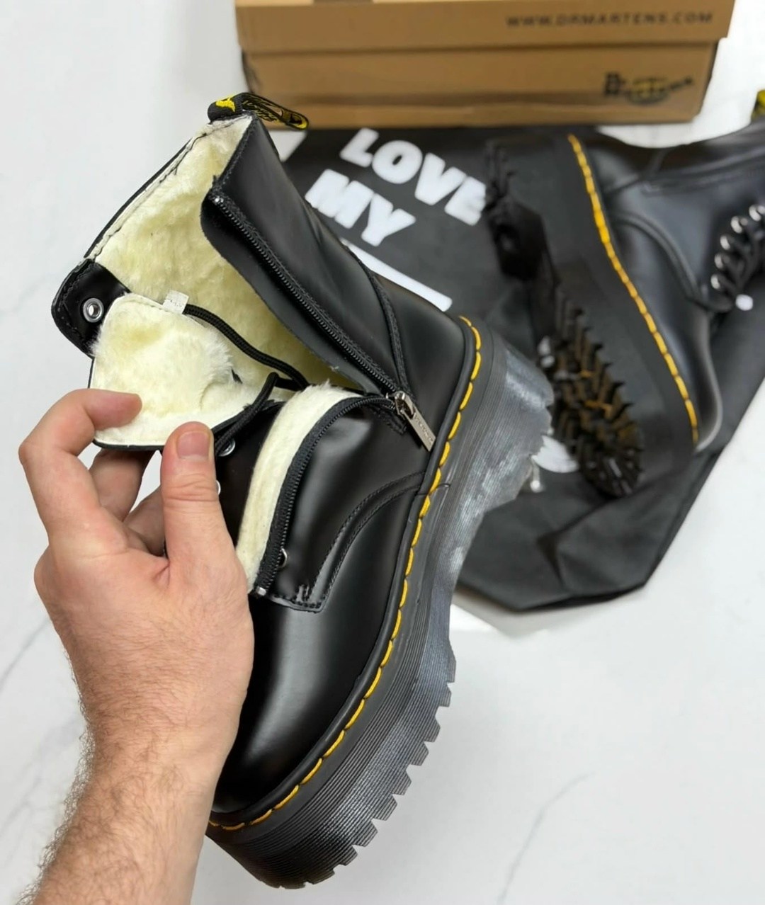 ,ботинки dr. martens,dr.martens jadon,ботинки dr.martens jadon platform boots black smooth leather women's,ботинки