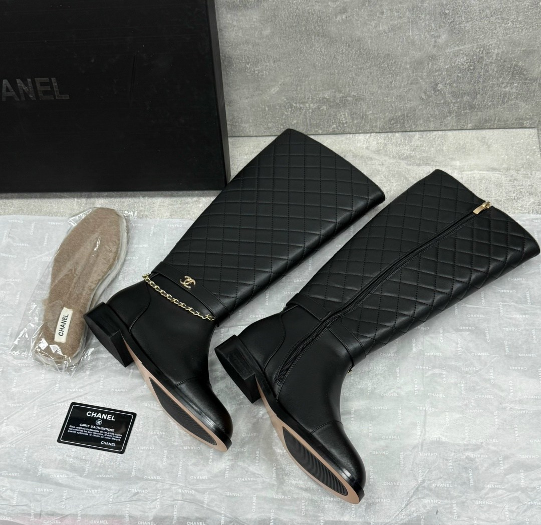 сапоги chanel,сапоги шанель,кожаные сапоги,сапоги модные,