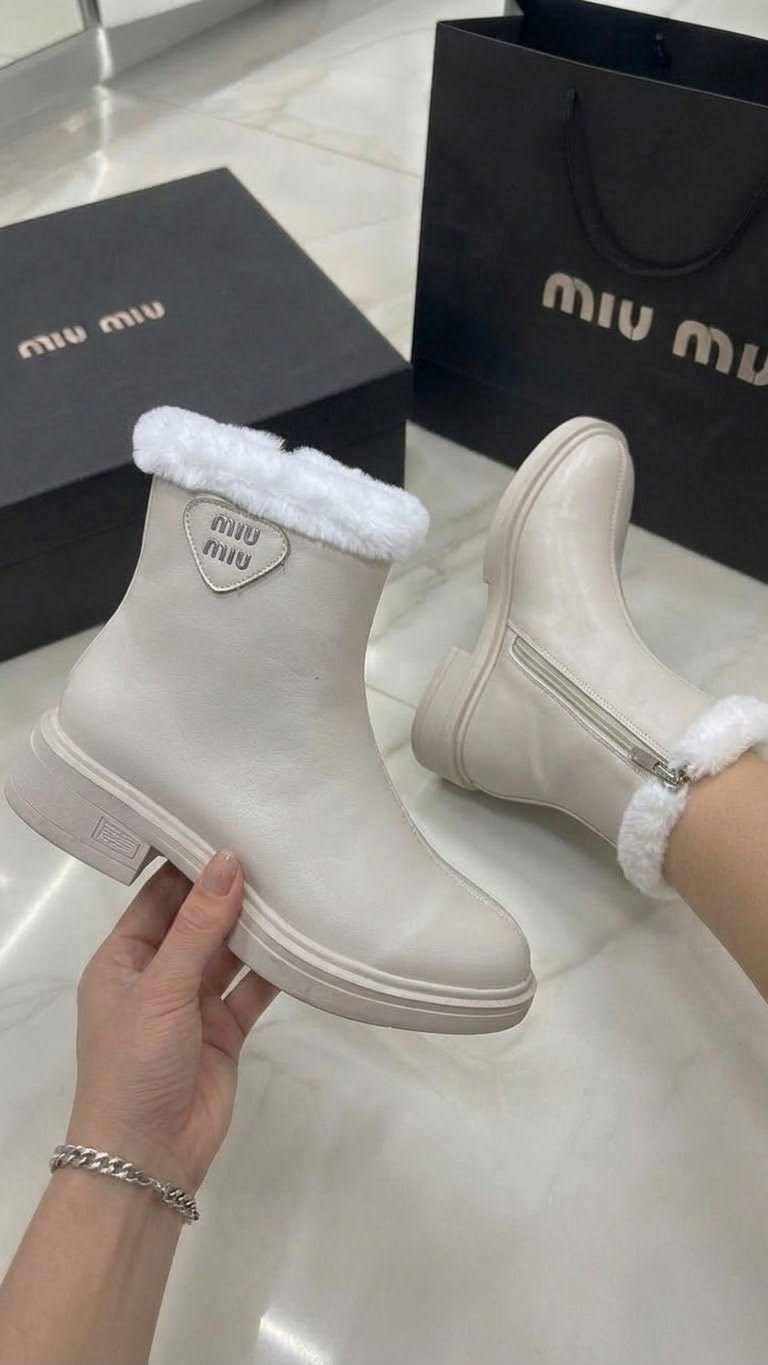 ,ботинки miu miu,женские ботинки,женская зимняя ,женские зимние сапоги