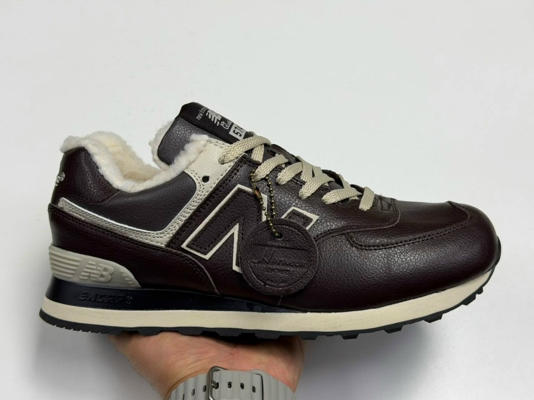 кроссовки new balance 574,зимние кроссовки new balance,зимние кроссовки nb 574 кожа черные с мехом new balance,кроссовки new balance 574 зимние,мужские кроссовки new balance 574 "black" с мехом