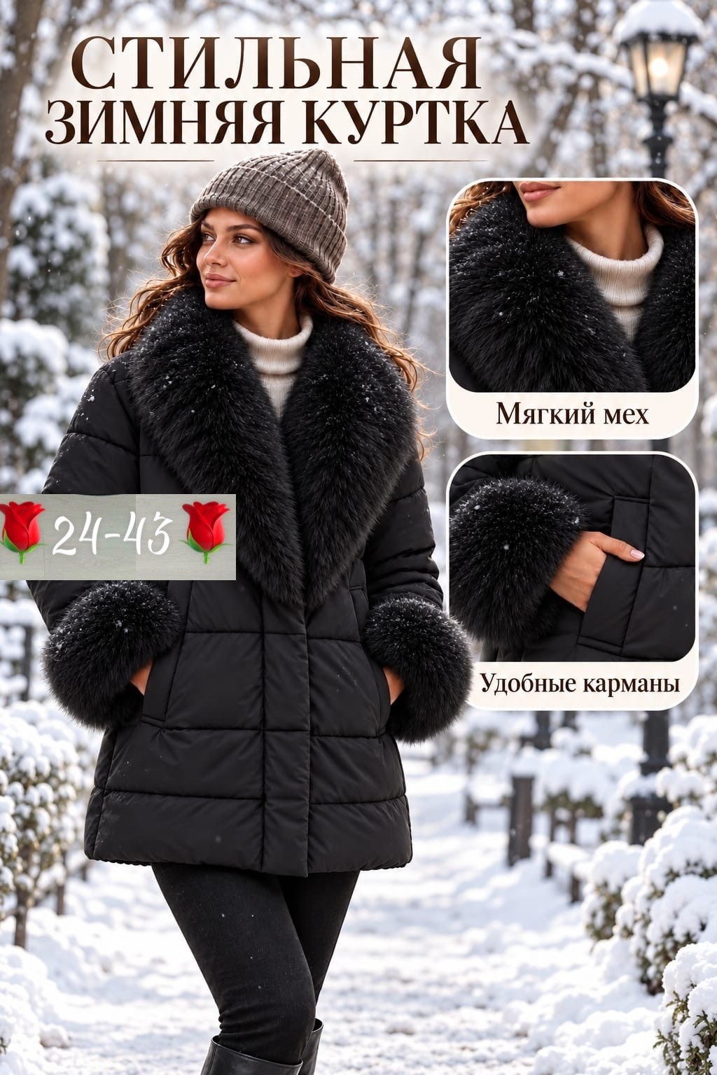 куртка зимняя короткая с мехом blacklook,пуховики с мехом,женская зимняя куртка,пуховик бежевый,пуховик женский
