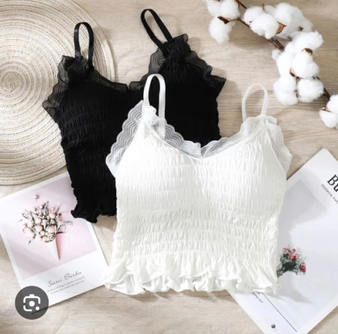 топ с атласным бантиком и жемчужинами h. h. fashion,кружевная майка,топ с атласным бантиком и жемчужинами h. h. fashion 216918244,летняя кружевная бретелька с бантом для женщин,топ с кружевной отделко