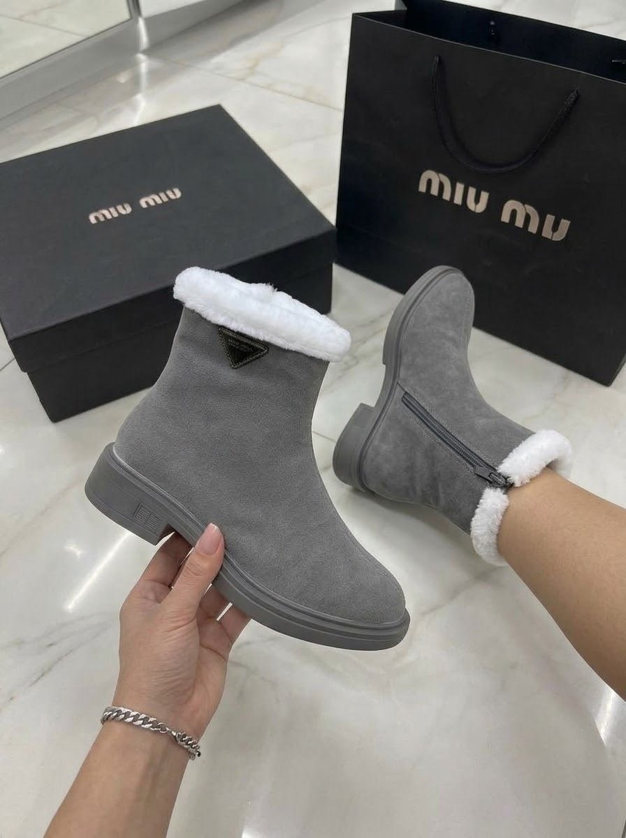 ,ботинки miu miu,женские ботинки,женская зимняя ,женские зимние сапоги
