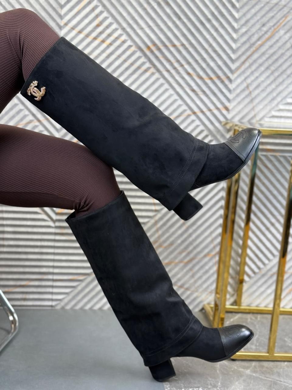 сапоги chanel,,сапожки шанель,сапоги шанель,элегантные сапоги