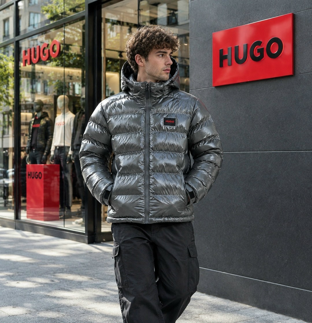 мужская куртка hugo boss,hugo boss куртка,зимняя куртка hugo boss,пуховик hugo,hugo зимния куртка