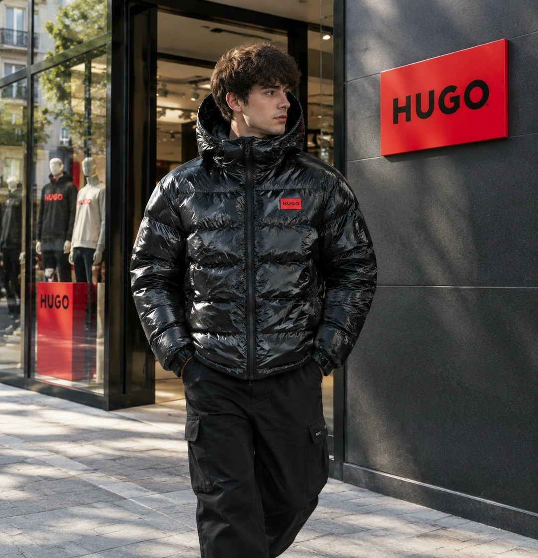 мужская куртка hugo boss,hugo boss куртка,зимняя куртка hugo boss,пуховик hugo,hugo зимния куртка