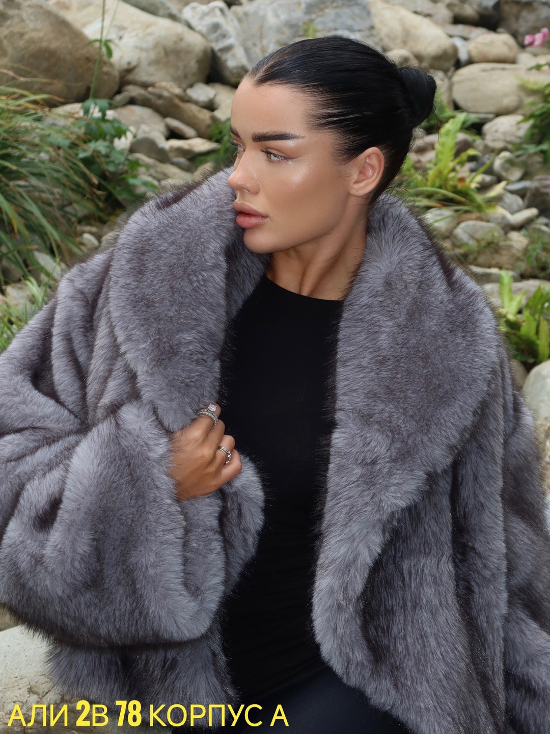 шуба короткая серая экомех yana furs,шуба короткая,искусственная шуба,шубка,норковая шуба автоледи