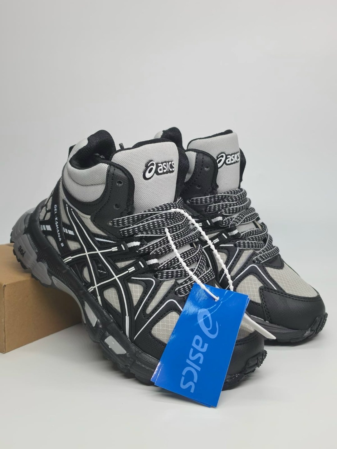 кроссовки asics gel kahana 8,кроссовки асикс,кроссовки asics,зимние кроссовки асикс,кроссовки asics gel-kahana 8 mid grey with fur