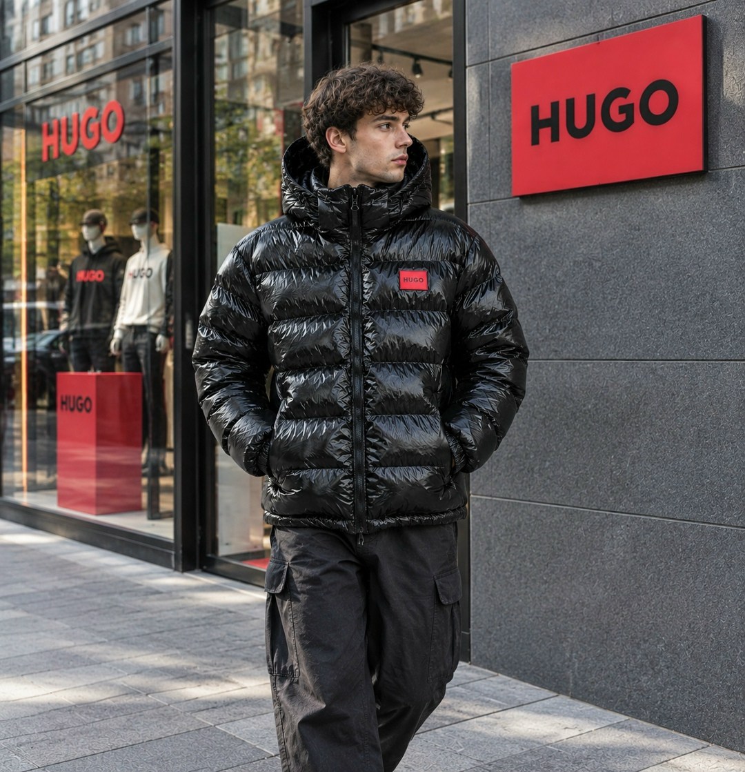 мужская куртка hugo boss,hugo boss куртка,зимняя куртка hugo boss,пуховик hugo,hugo зимния куртка
