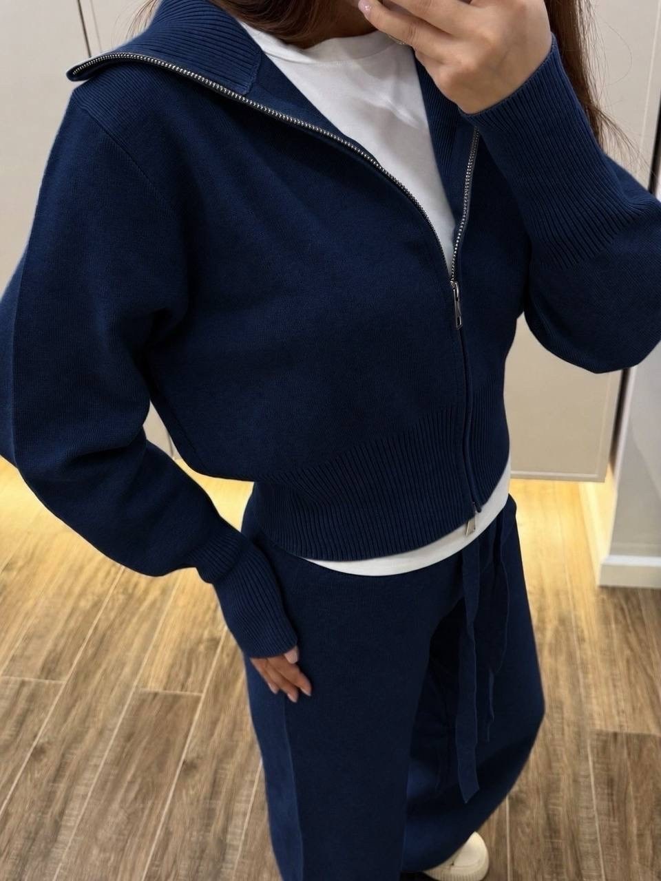 костюм брючный с капюшоном futurcouture,женский костюм,костюм спортивный,костюм на флис,костюм