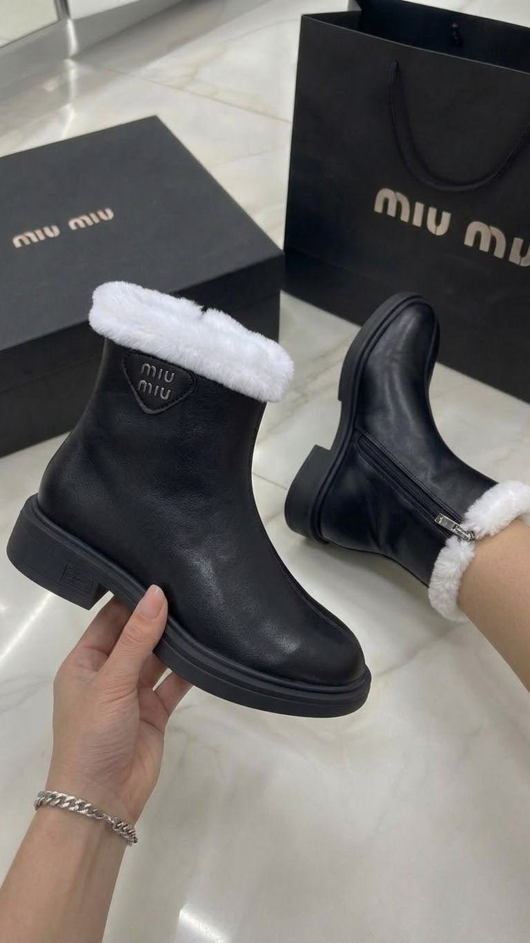 ,ботинки miu miu,женские ботинки,женская зимняя ,женские зимние сапоги
