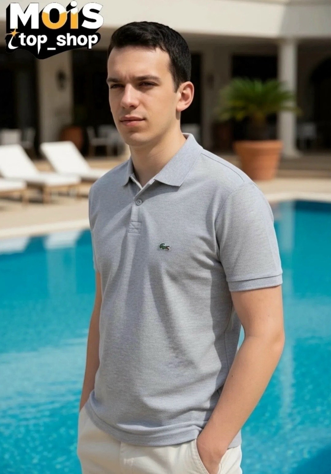 поло lacoste,polo lacoste,поло мужской lacoste белый короткий размер 48 хлопок,поло мужской lacoste белый короткий размер 50 хлопок,рубашка поло узкого кроя petit pique lacoste