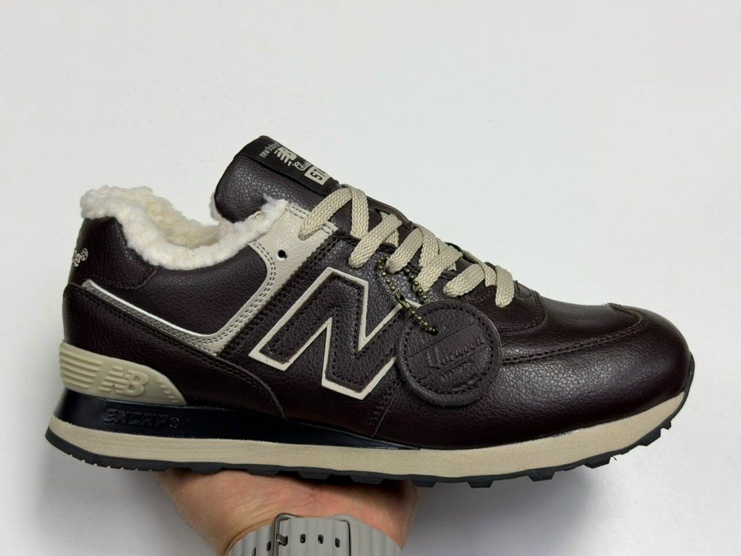 кроссовки new balance 574,зимние кроссовки new balance,зимние кроссовки nb 574 кожа черные с мехом new balance,кроссовки new balance 574 зимние,мужские кроссовки new balance 574 "black" с мехом