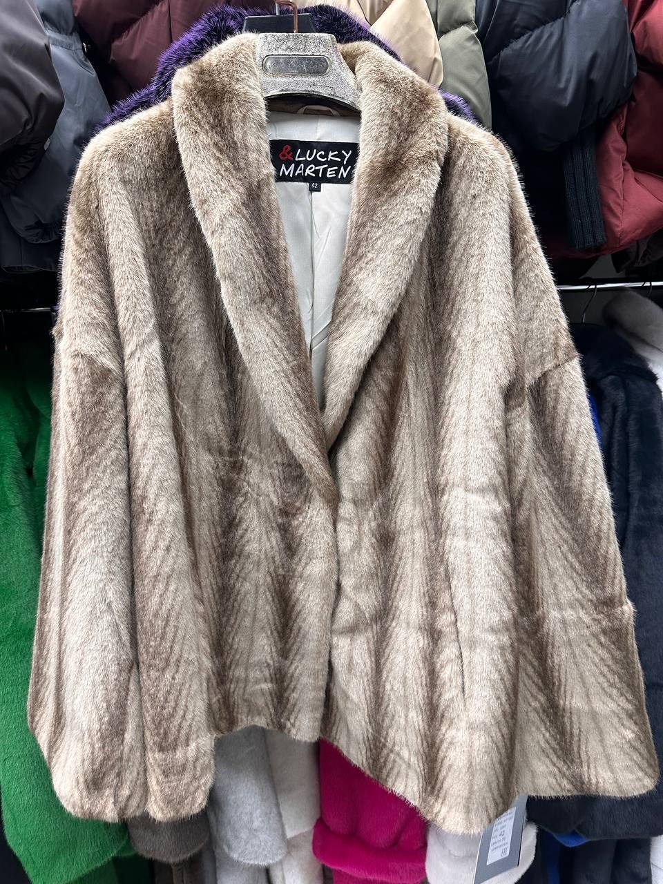 шуба искусственная,шубка,шуба женская,шуба,короткая эко-шубка тедди утепленная avalon