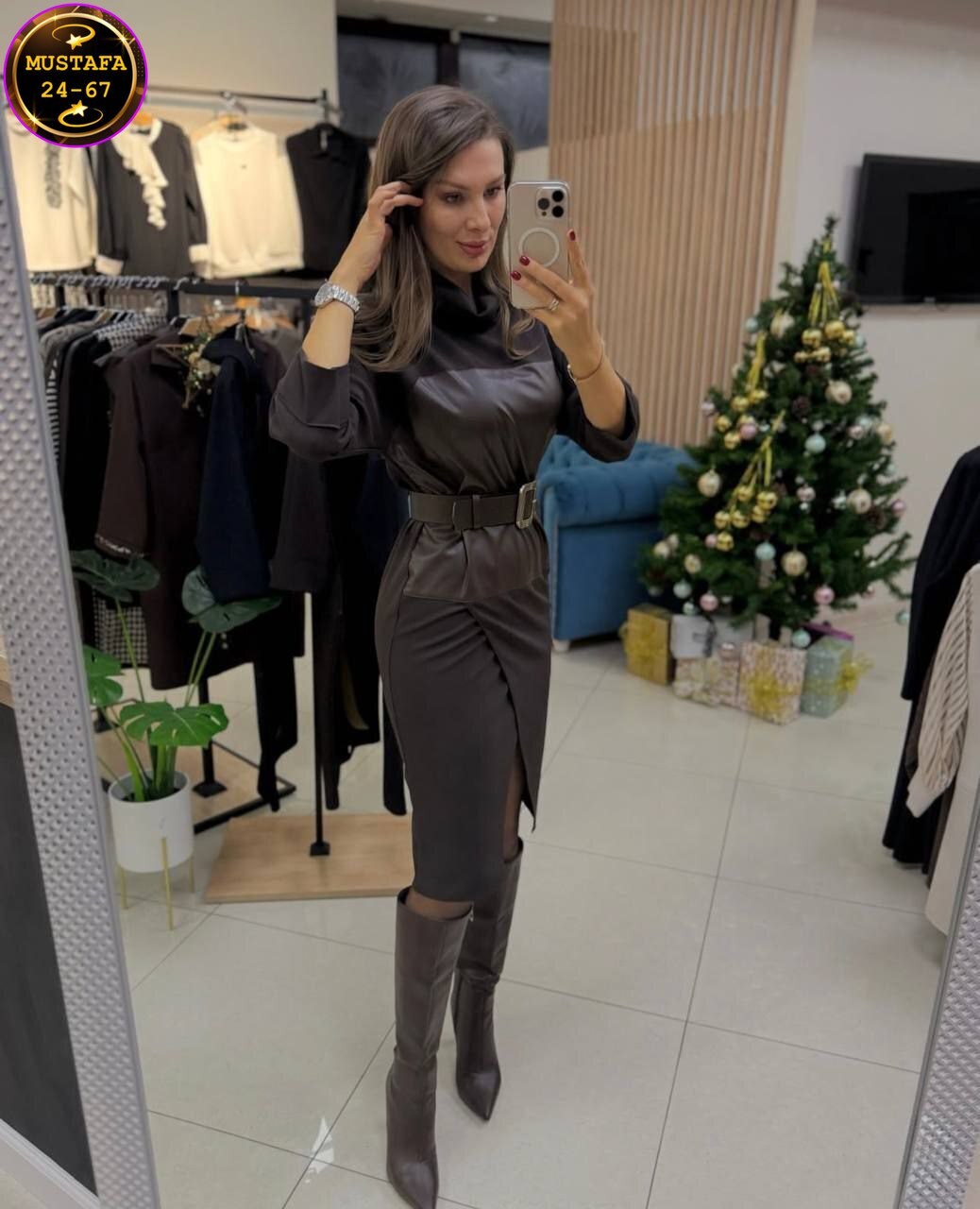 платье,кожаное платье,платье с поясом,платье из экокожи,платье комбинированное