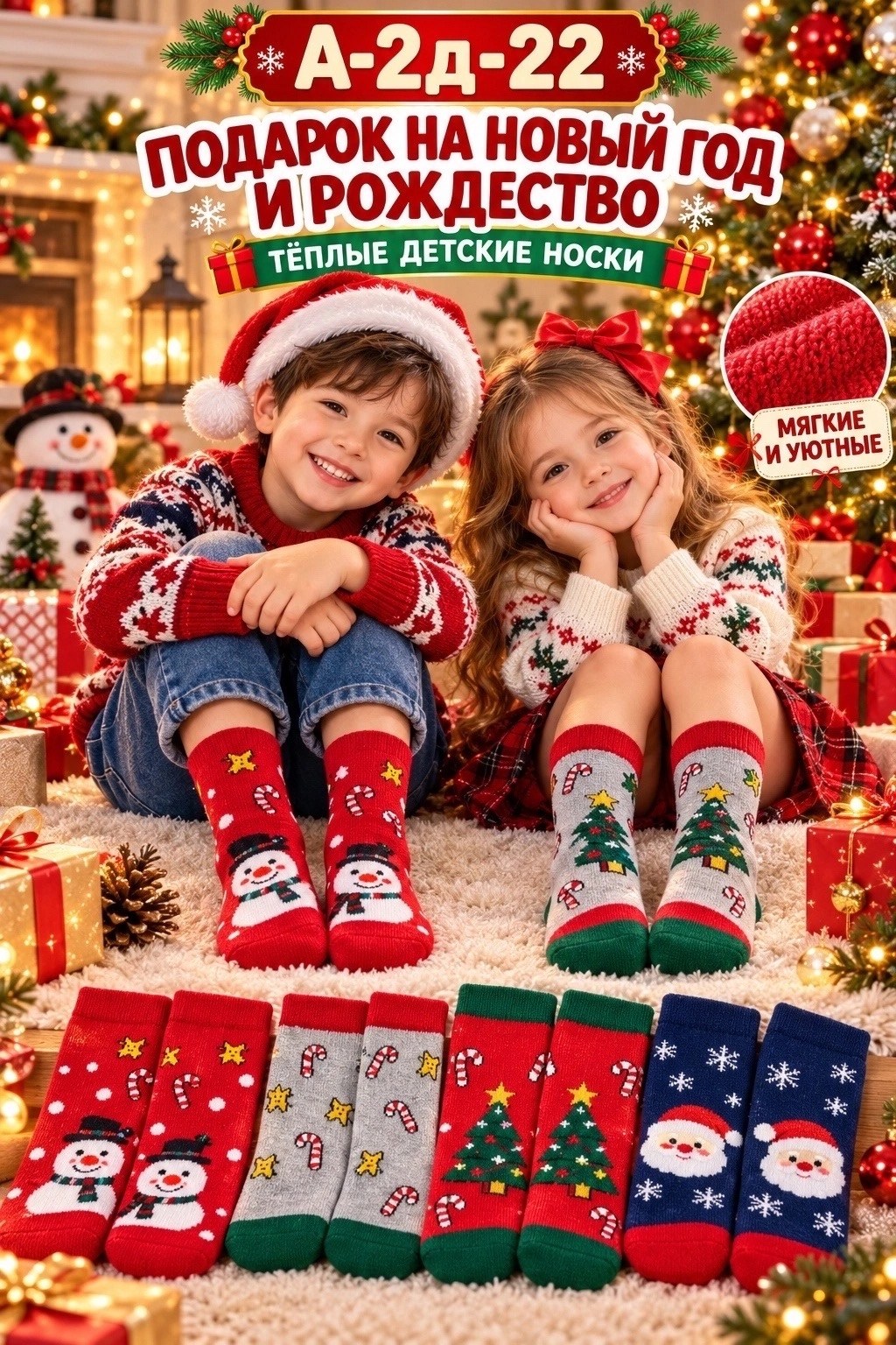 носки новогодние детские,новогодние носки,новогодние носочки,новогодние носки набор,новогодние носки для подарка