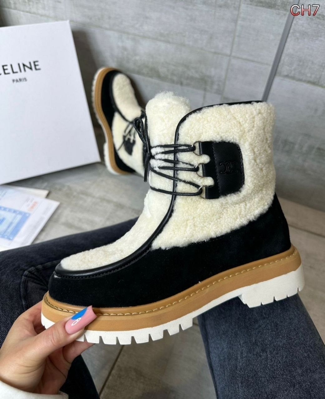 ботинки celine,ботинки женские celine,ботинка женские зимние,зимняя женская ,зимние ботинки