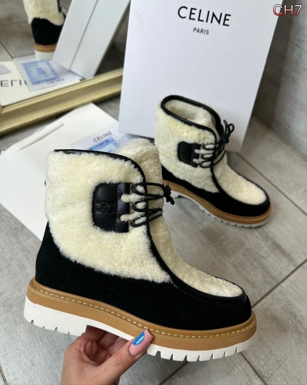 ботинки celine,ботинки женские celine,ботинка женские зимние,зимняя женская ,зимние ботинки