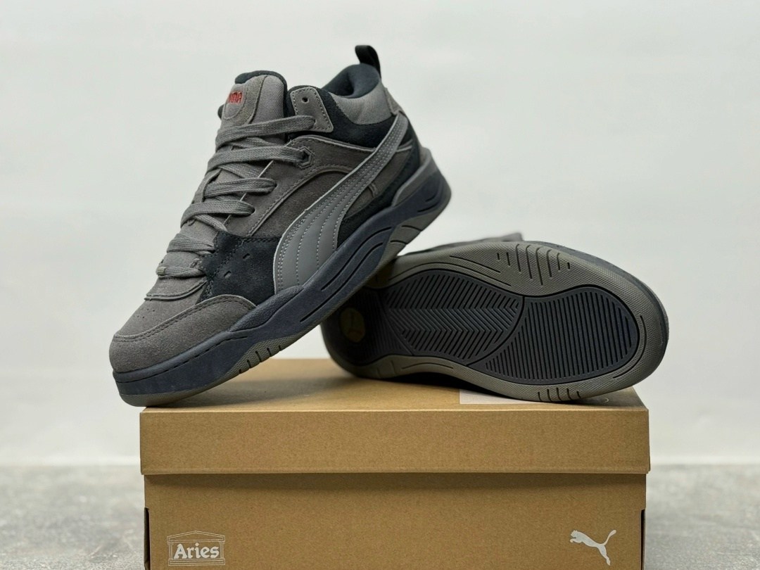 зимние кроссовки puma 180 high цвет серый,puma 180 high winter серые замша мужские,кроссовки зимние puma 180 high grey black,зимние кроссовки puma 180 high,кроссовки puma 180 high winter grey black