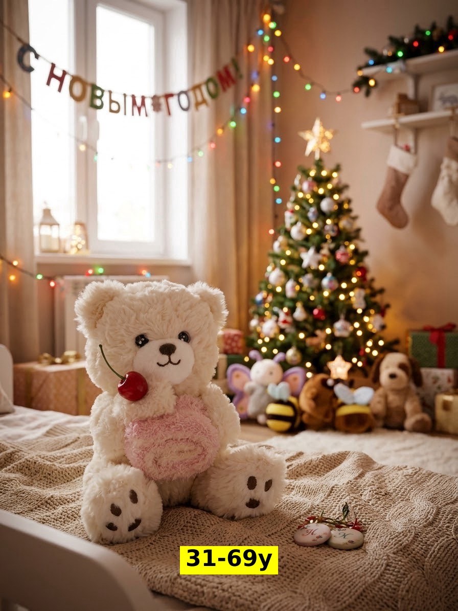 плюшевый мишка,новогодние мишки,мишка,рождественские подарки,плюшевый медведь