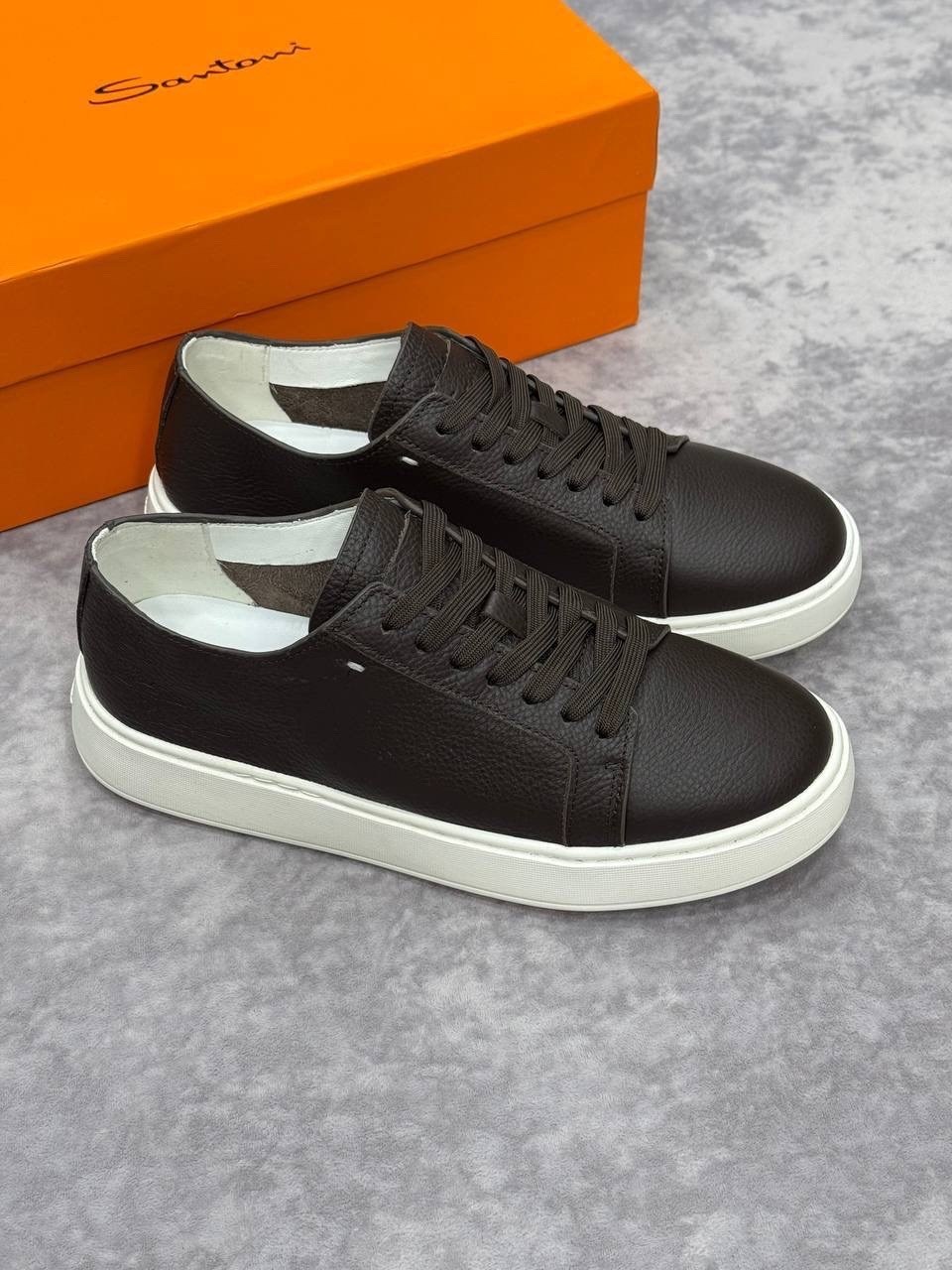 ,белые кеды,кроссовки santoni,кеды кожаные,кроссовки hermes