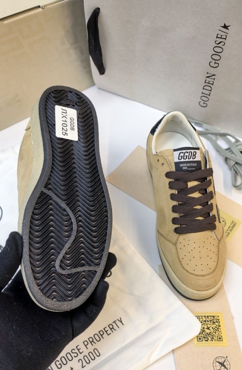 кроссовки ball star golden goose,кроссовки golden goose,кроссовки golden goose ball-star low-top бежевый,,кожаные кроссовки golden goose ball star