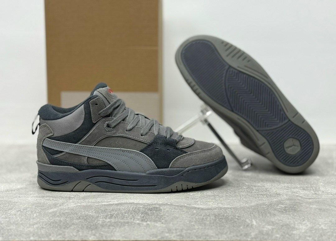 зимние кроссовки puma 180 high цвет серый,puma 180 high winter серые замша мужские,кроссовки зимние puma 180 high grey black,зимние кроссовки puma 180 high,кроссовки puma 180 high winter grey black