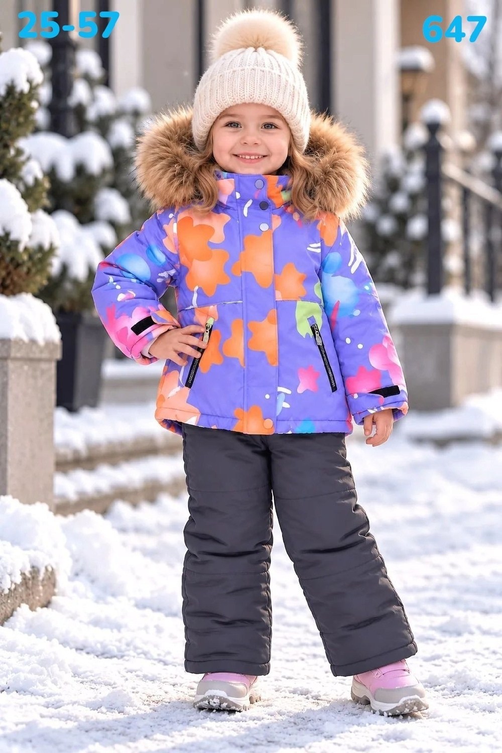 костюм зимний для девочки,костюм зимний для девочки nikastyle,комплект верхней одежды nikastyle,зимние костюмы,зимний костюм для девочки детский теплый мембрана nikastyle
