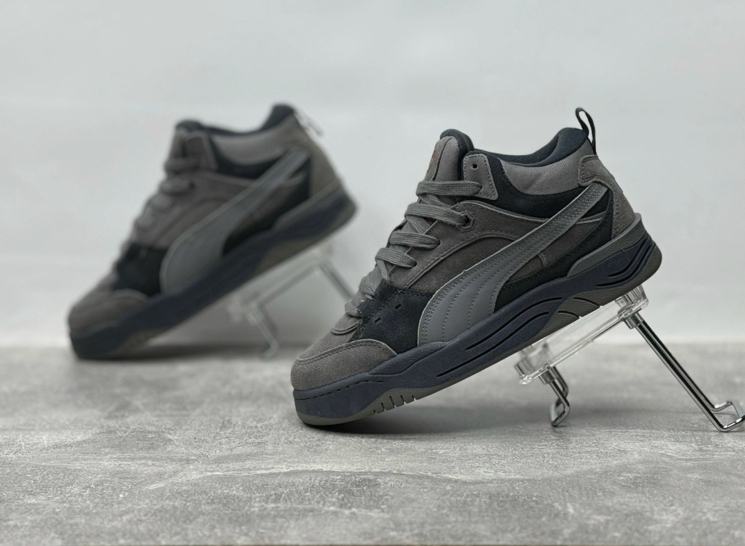 зимние кроссовки puma 180 high цвет серый,puma 180 high winter серые замша мужские,кроссовки зимние puma 180 high grey black,зимние кроссовки puma 180 high,кроссовки puma 180 high winter grey black