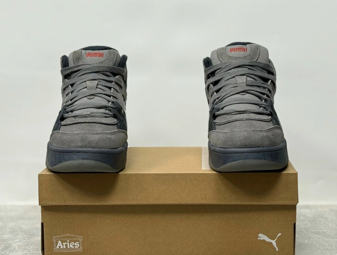 зимние кроссовки puma 180 high цвет серый,puma 180 high winter серые замша мужские,кроссовки зимние puma 180 high grey black,зимние кроссовки puma 180 high,кроссовки puma 180 high winter grey black